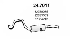 Глушитель выхлопных газов конечный ASSO 24.7011