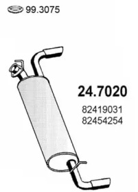 Амортизатор ASSO 24.7020