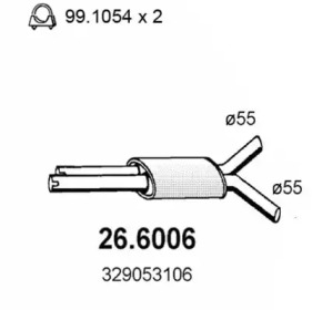 Амортизатор ASSO 26.6006