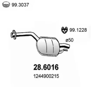 Амортизатор ASSO 28.6016