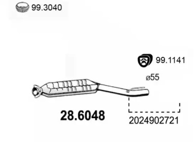 Амортизатор ASSO 28.6048