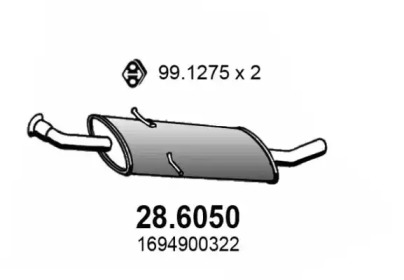 Амортизатор ASSO 28.6050