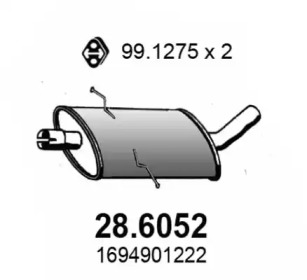 Амортизатор ASSO 28.6052