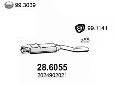 Амортизатор ASSO 28.6055