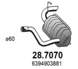 Амортизатор ASSO 28.7070