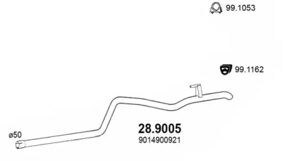 Трубка ASSO 28.9005