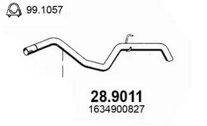 Трубка ASSO 28.9011