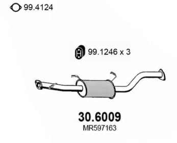 Амортизатор ASSO 30.6009