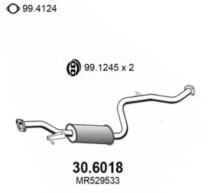 Амортизатор ASSO 30.6018