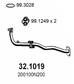 Трубка ASSO 32.1019