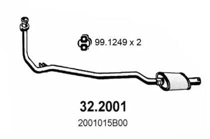 Амортизатор ASSO 32.2001