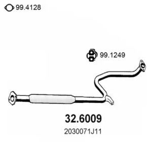 Амортизатор ASSO 32.6009