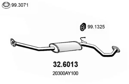 Амортизатор ASSO 32.6013