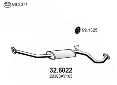 Амортизатор ASSO 32.6022