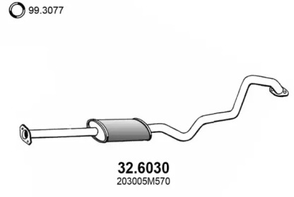 Амортизатор ASSO 32.6030