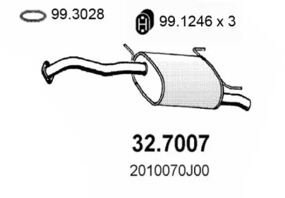 Амортизатор ASSO 32.7007