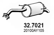 Амортизатор ASSO 32.7021