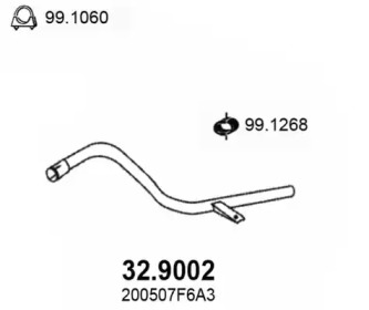 Трубка ASSO 32.9002