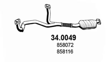 Катализатор ASSO 34.0049