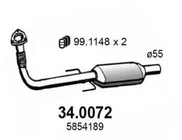 Катализатор ASSO 34.0072