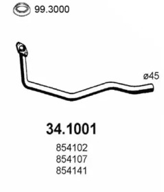 Трубка ASSO 34.1001