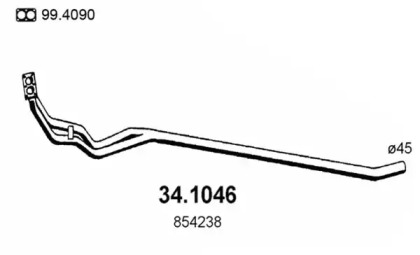 Трубка ASSO 34.1046