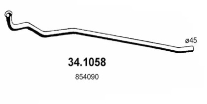 Трубка ASSO 34.1058