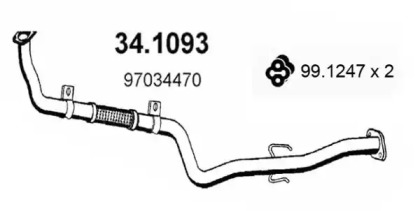 Трубка ASSO 34.1093