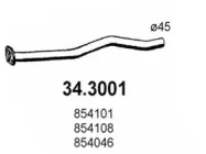 Трубка ASSO 34.3001