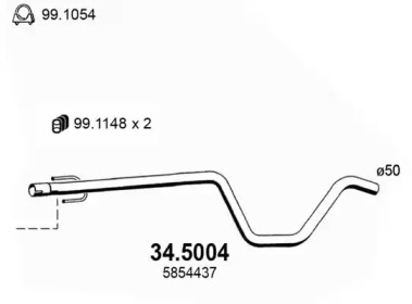 Трубка ASSO 34.5004