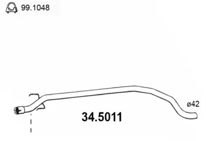 Трубка ASSO 34.5011