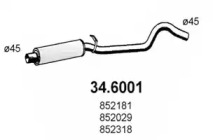 Амортизатор ASSO 34.6001