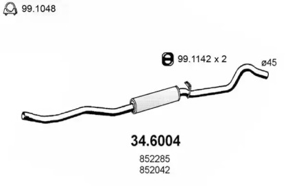 Амортизатор ASSO 34.6004