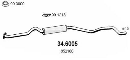 Амортизатор ASSO 34.6005