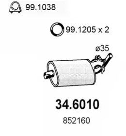 Амортизатор ASSO 34.6010