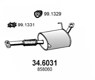 Амортизатор ASSO 34.6031