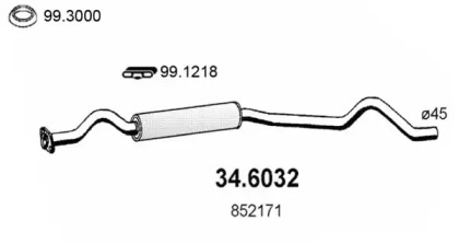 Амортизатор ASSO 34.6032