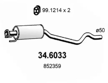 Амортизатор ASSO 34.6033