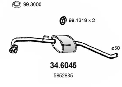 Амортизатор ASSO 34.6045