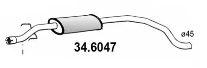 Амортизатор ASSO 34.6047