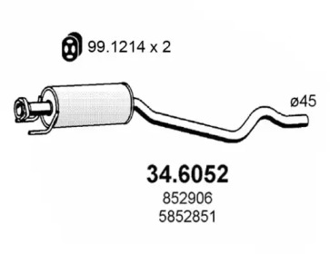 Амортизатор ASSO 34.6052