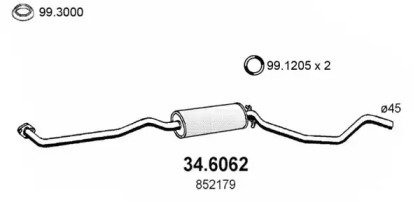 Амортизатор ASSO 34.6062