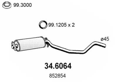 Амортизатор ASSO 34.6064