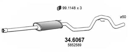 Амортизатор ASSO 34.6067