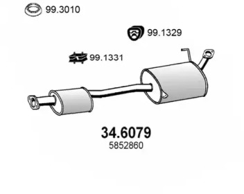 Амортизатор ASSO 34.6079