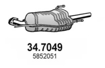 Амортизатор ASSO 34.7049