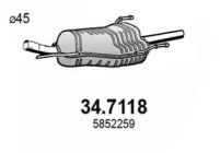 Амортизатор ASSO 34.7118