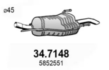 Амортизатор ASSO 34.7148