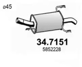 Амортизатор ASSO 34.7151