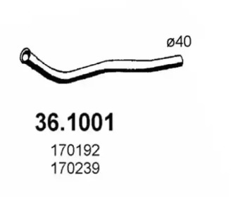 Трубка ASSO 36.1001